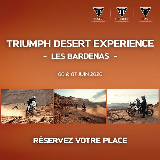 Triumph Désert Expérience - Les Bardenas